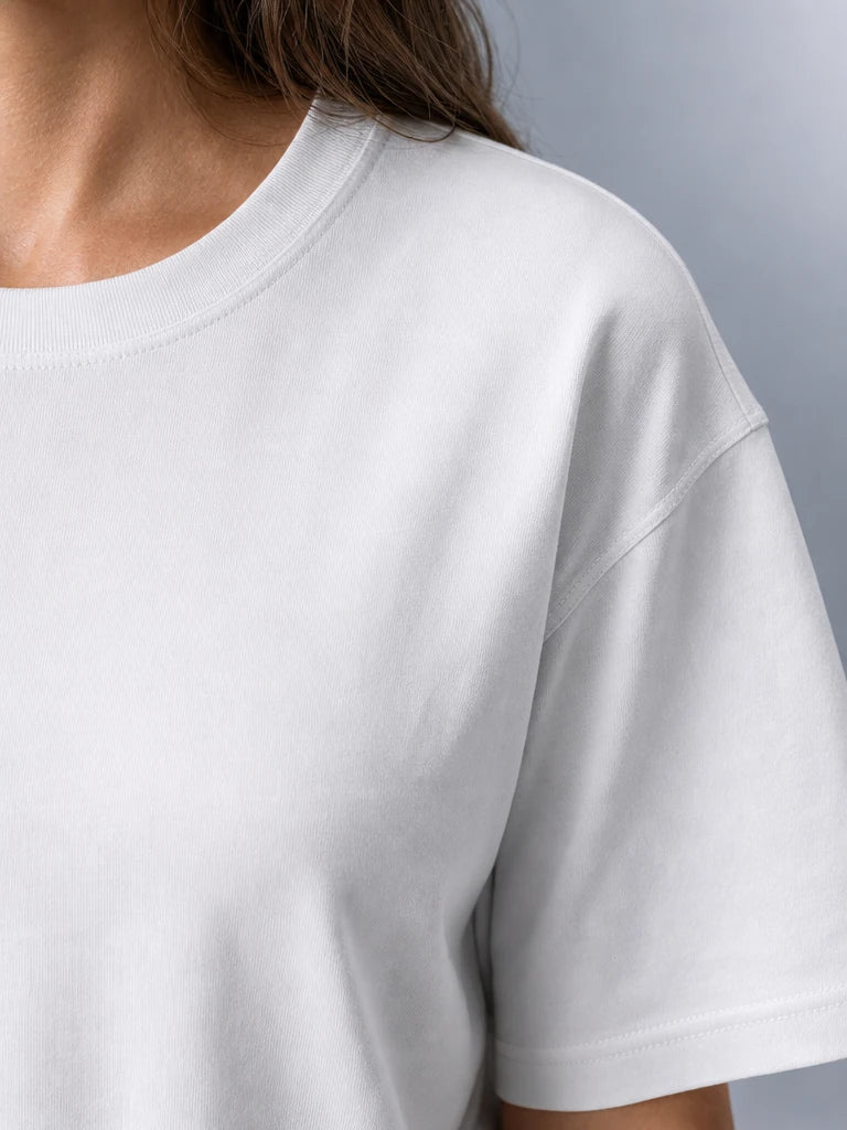 Renk Pamuklu T-shirt Penye Kumaş Sıfır Yaka Tam Kalıp (E0300) (UNİSEX)