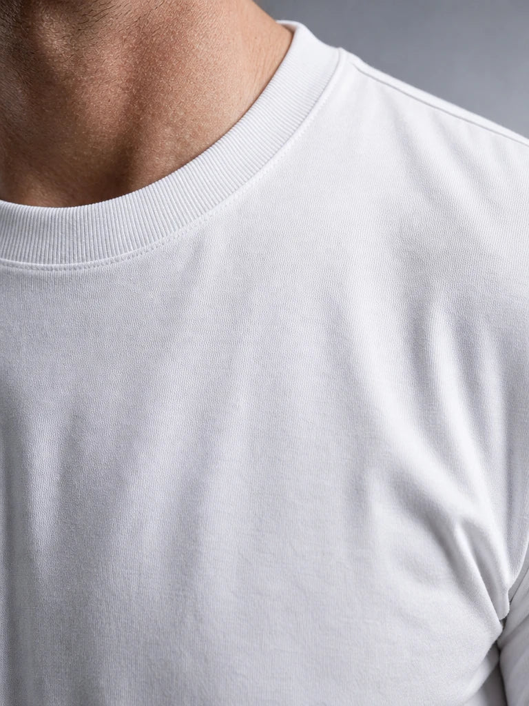 Pamuklu Rahat Kalıp Kısa Kol Pamuklu Oversize T-Shirt (UNİSEX) (E0301)