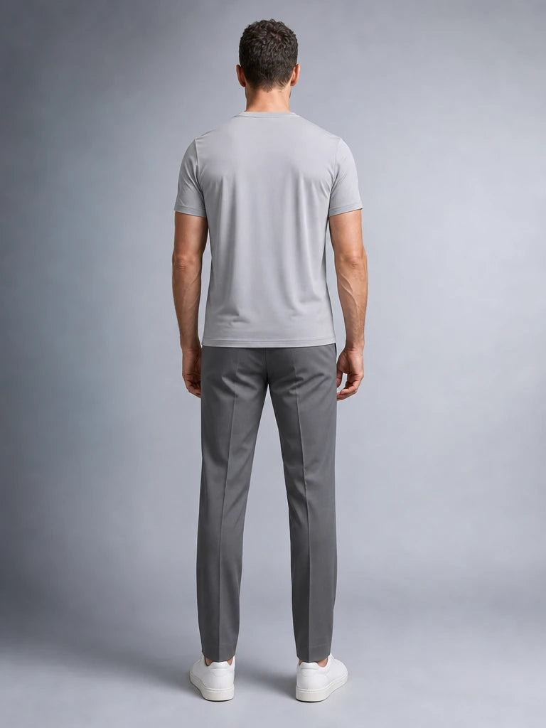 Modal Kumaş Şık Duruş Regular Basic T-shirt (UNİSEX)