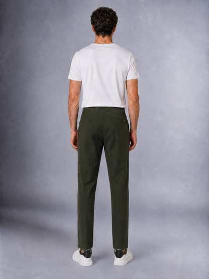 Dokuma Kumaş Çizgili Jogger  Pantolon E1101-B