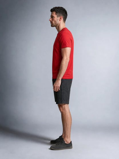 Pamuklu Rahat Kalıp Kısa Kol Pamuklu Oversize T-Shirt (UNİSEX) (E0301)