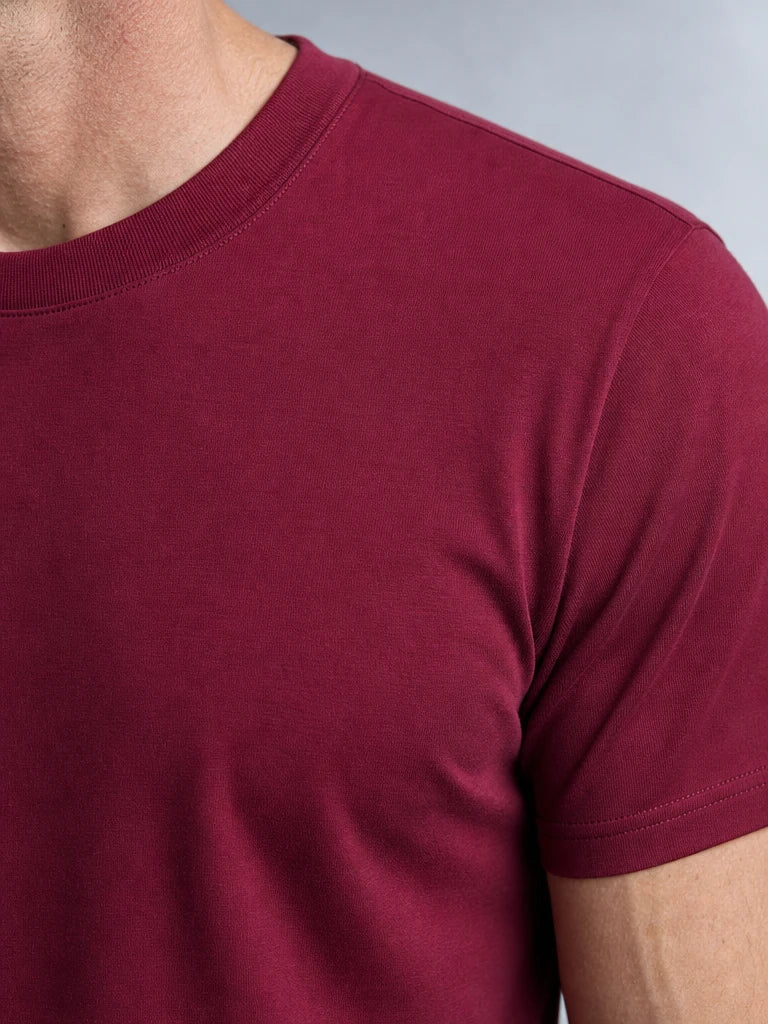 Modal Kumaş Şık Duruş Regular Basic T-shirt (UNİSEX)