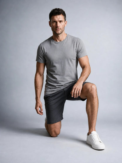 Pamuklu Rahat Kalıp Kısa Kol Pamuklu Oversize T-Shirt (UNİSEX) (E0301)