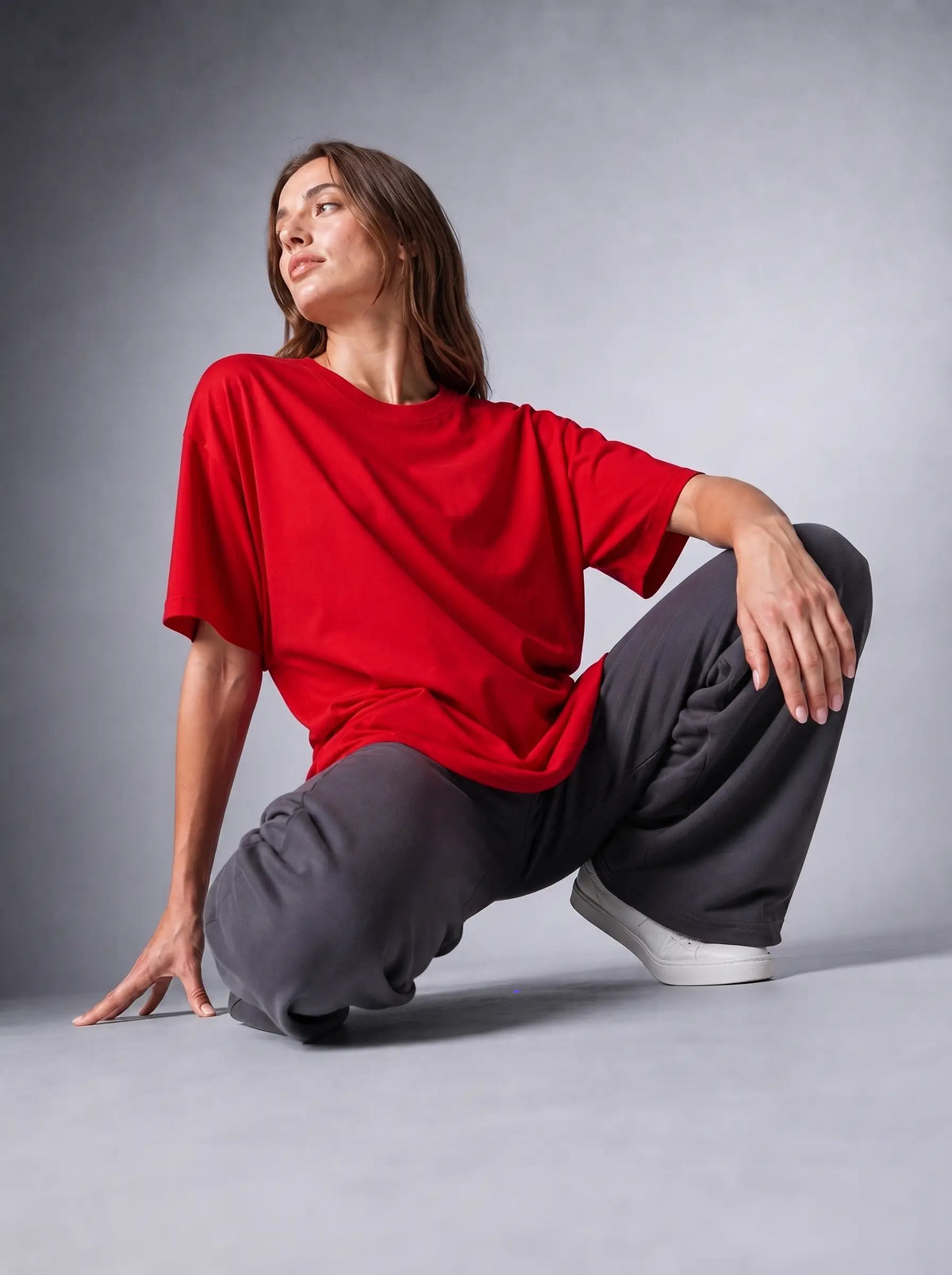 Renk Pamuklu T-shirt Penye Kumaş Sıfır Yaka Tam Kalıp (E0300) (UNİSEX)