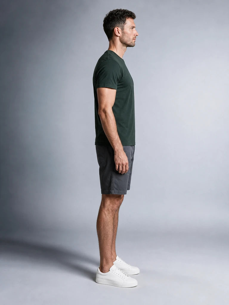 Pamuklu Rahat Kalıp Kısa Kol Pamuklu Oversize T-Shirt (UNİSEX) (E0301)