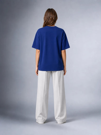 Kaliteli Modal Kumaş T-shirt Basic Oversiz Baskısız Siyah T-shirt (UNİSEX) (E0303)