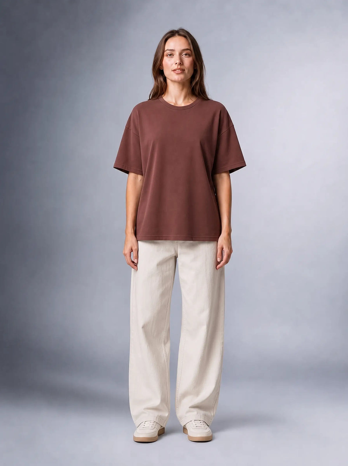 Kaliteli Modal Kumaş T-shirt Basic Oversiz Baskısız Siyah T-shirt (UNİSEX) (E0303)