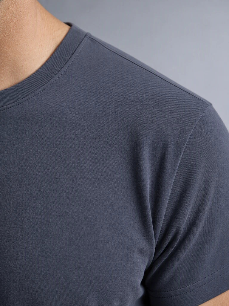 Modal Kumaş Şık Duruş Regular Basic T-shirt (UNİSEX)