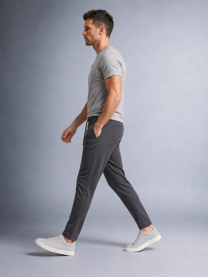 Erkek Jogger Düz Dokuma Pantolon Arka Cepli Regular Kalıp Düğmeli Fermuarlı (E1101)