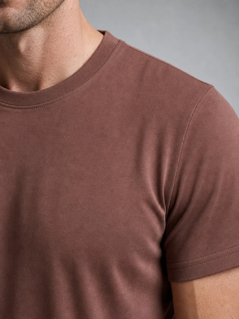 Modal Kumaş Şık Duruş Regular Basic T-shirt (UNİSEX)