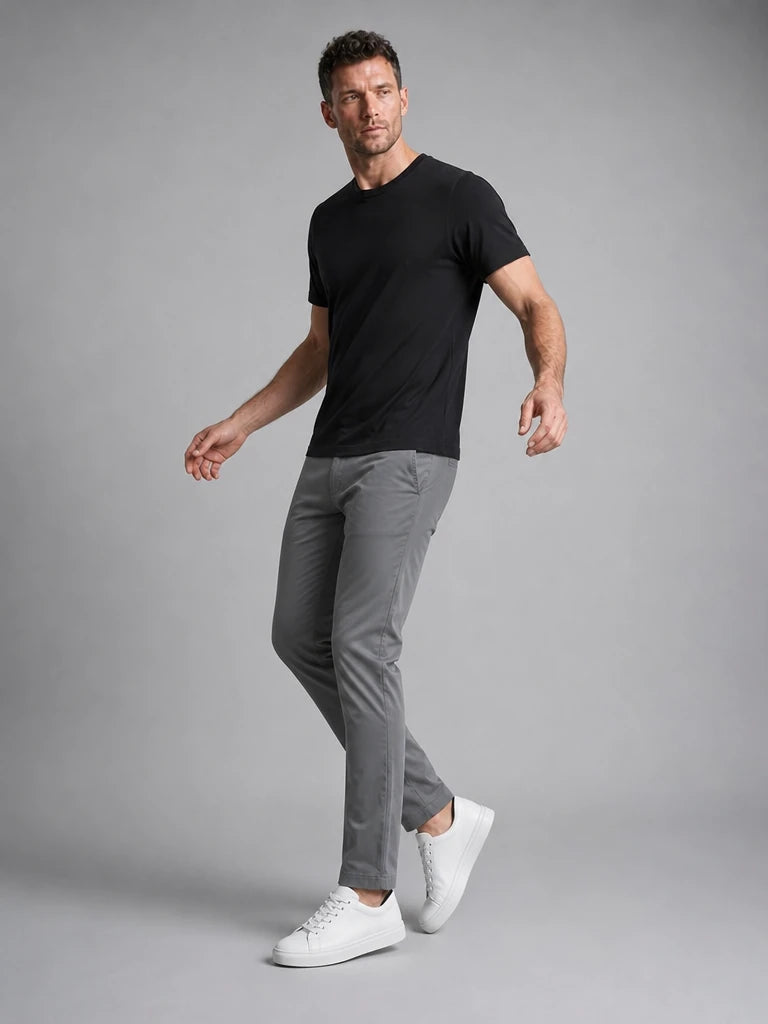 Modal Kumaş Şık Duruş Regular Basic T-shirt (UNİSEX)
