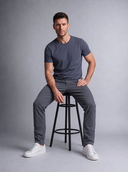Modal Kumaş Şık Duruş Regular Basic T-shirt (UNİSEX)