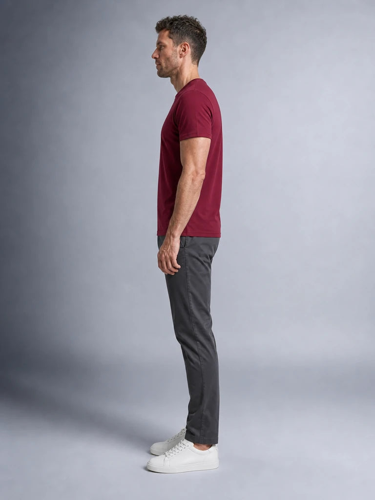 Modal Kumaş Şık Duruş Regular Basic T-shirt (UNİSEX)