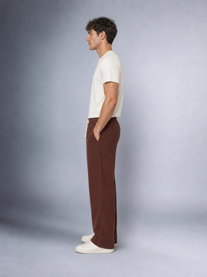 Müslin Görünümlü Baggy Pantolon Bol Kesim Rahat Günlük Pantolon (UNİSEX) (E10065)