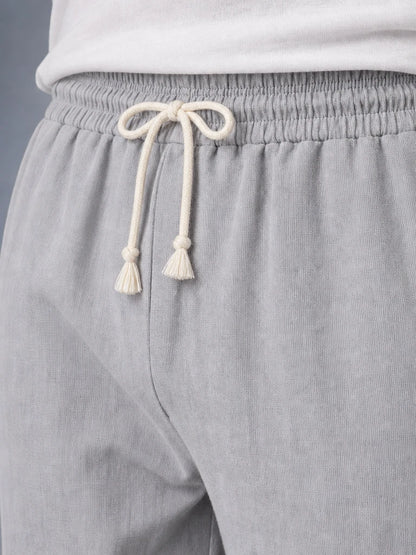 Müslin Görünümlü Baggy Pantolon Bol Kesim Rahat Günlük Pantolon (UNİSEX) (E10065)