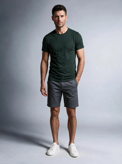 Pamuklu Rahat Kalıp Kısa Kol Pamuklu Oversize T-Shirt (UNİSEX) (E0301)