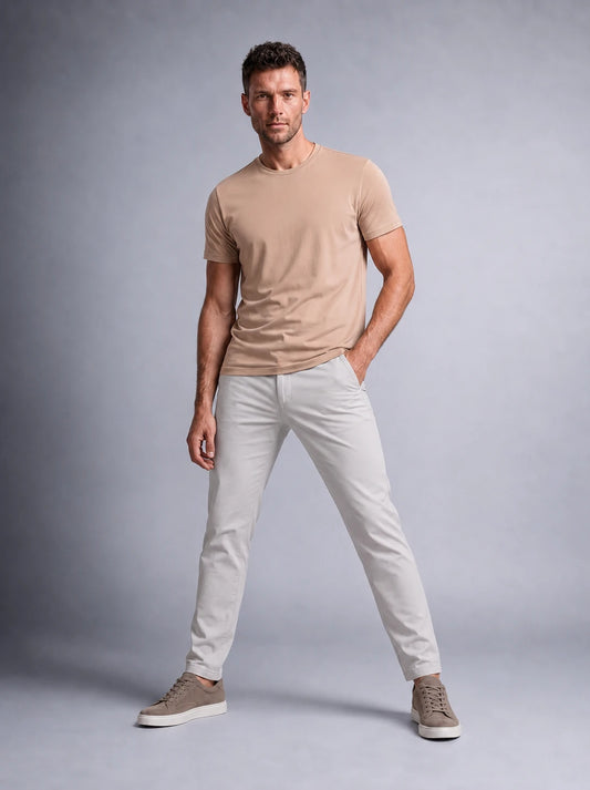 Modal Kumaş Şık Duruş Regular Basic T-shirt (UNİSEX)