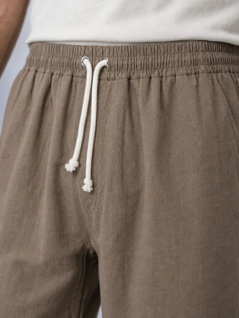 Müslin Görünümlü Baggy Pantolon Bol Kesim Rahat Günlük Pantolon (UNİSEX) (E10065)