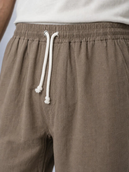 Müslin Görünümlü Baggy Pantolon Bol Kesim Rahat Günlük Pantolon (UNİSEX) (E10065)